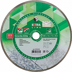 Алмазный отрезной круг Diam Extra Line 1A1R Корона Granite-Elite 250 мм