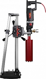 Эксплуатация станины для алмазного сверления с микроударом Bycon DBS-162 Эксплуатация станины для алмазного сверления с микроударом Bycon DBS-162