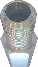 Наружная резьба шестигранных алюминиевых удлинителей для алмазной коронки Kern 1 1/4 UNC, 200 мм Наружная резьба шестигранных алюминиевых удлинителей для алмазной коронки Kern 1 1/4 UNC, 200 мм